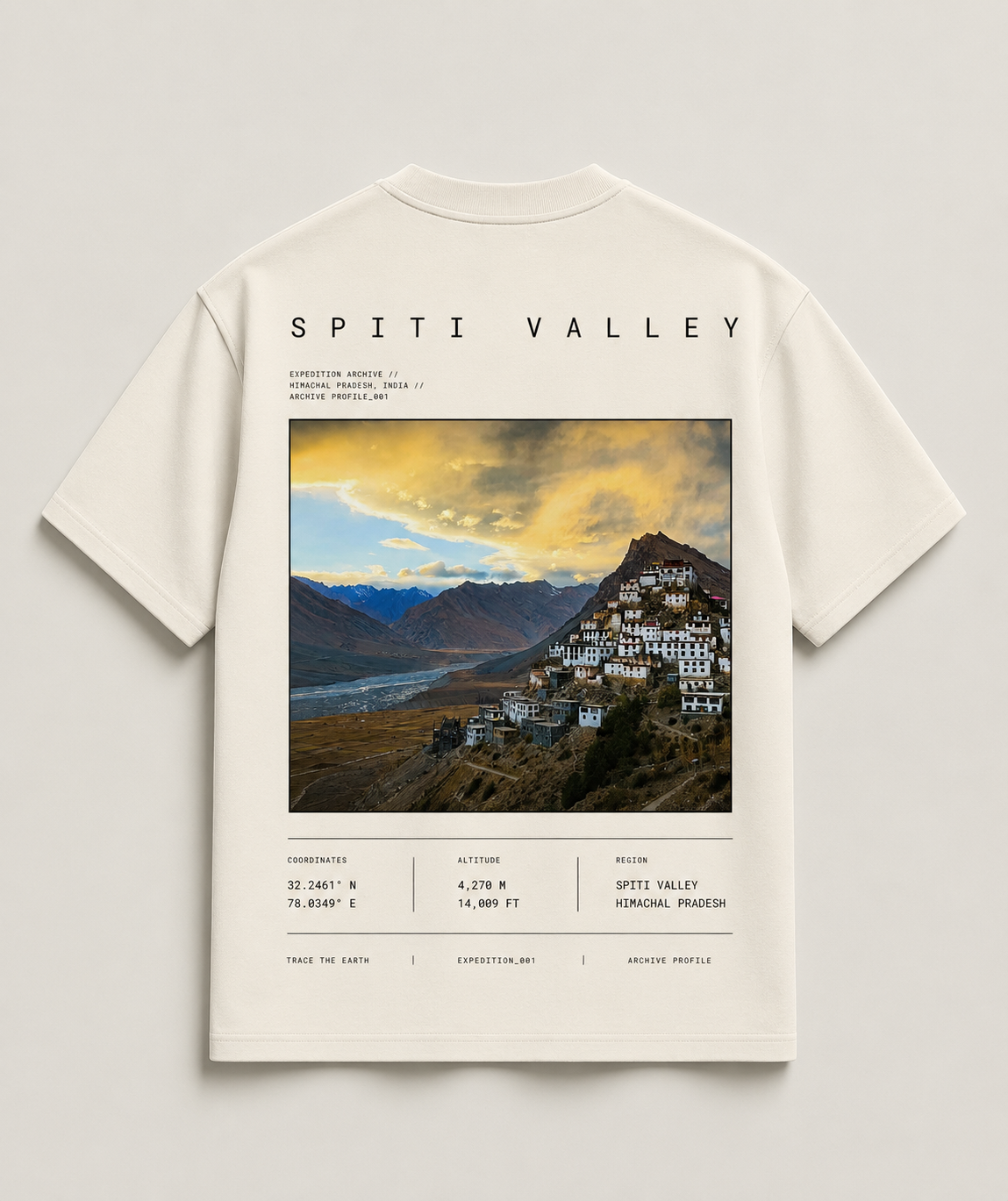 EXPEDITION 001: SPITI VALLEY HEAVYWEIGHT TEE